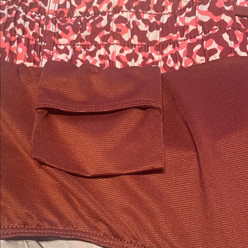 Athleta Mesh Racer Run High Rise  3" Short with Zip Pocket - Picture 10 of 11